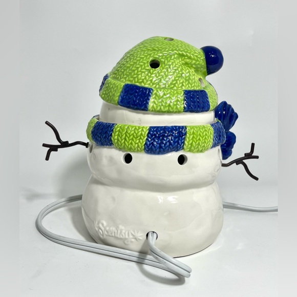 Scentsy Holiday Collection Snowman Cookie Jar festive Christmas Retired - Picture 2 of 10